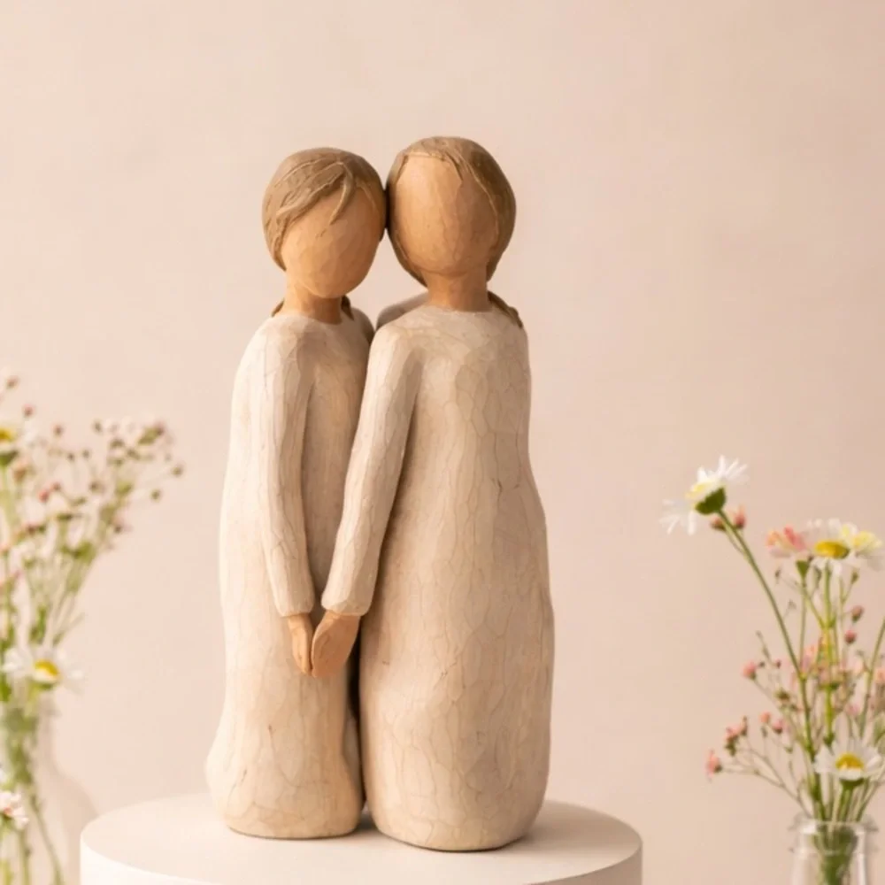 From the Willow Tree collection this is the “Two Alike” collection. Sz 5.5” - Picture 1 of 10